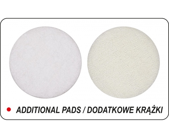 Фото 7 - Полірувальна машина акумуляторна YATO: Li-Ion 18 В, (без акумулятора) 2500 об/хв, диск Ø= 250 мм