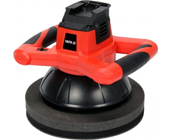 Фото 2 - Полірувальна машина акумуляторна YATO: Li-Ion 18 В, (без акумулятора) 2500 об/хв, диск Ø= 250 мм