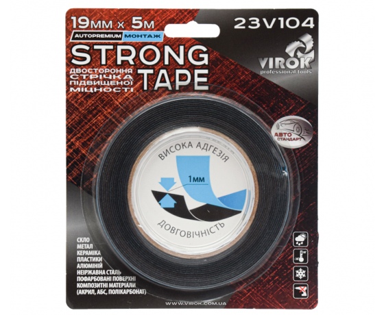 Фото 2 - Автомоб. стрічка Strong Tape; 19 мм х 5 м