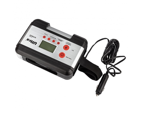 Фото 6 - Компрессор автомобильный с электронным дисплеем 12В 180Вт 10А 45л/мин 10бар ULTRA (6170122)