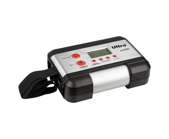 Фото 2 - Компрессор автомобильный с электронным дисплеем 12В 180Вт 10А 45л/мин 10бар ULTRA (6170122)