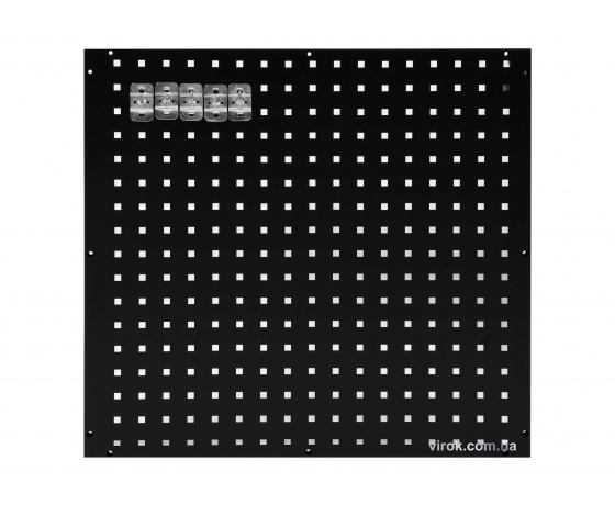 Фото 2 - Панель перфорована для інструментів YATO 5 гачків 660 x 700 x 20 мм