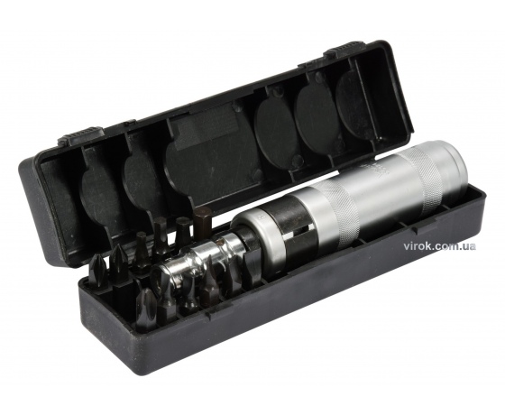 Фото 4 - Викрутка-тримач ударна VOREL з магнітними насадками 14 шт