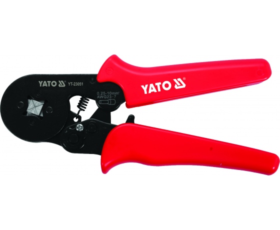 Фото 2 - Кліщі для обтискання і зачистки проводів YATO, L= 175 мм, AWG 23-7; 0,25-10 мм²