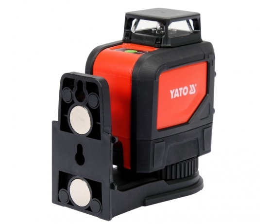 Фото 4 - Нівелір лазерний самонівелюючий YATO : 5 променів, точність- ±3 мм/ 10 м, верт./гориз. промені