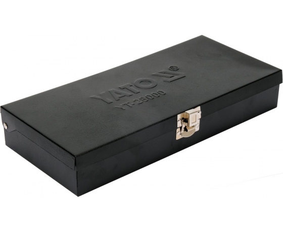 Фото 4 - Викрутка реверсивна ударна  YATO L= 168 мм, з викрутковими насадками і головками, 32 елем. в футлярі