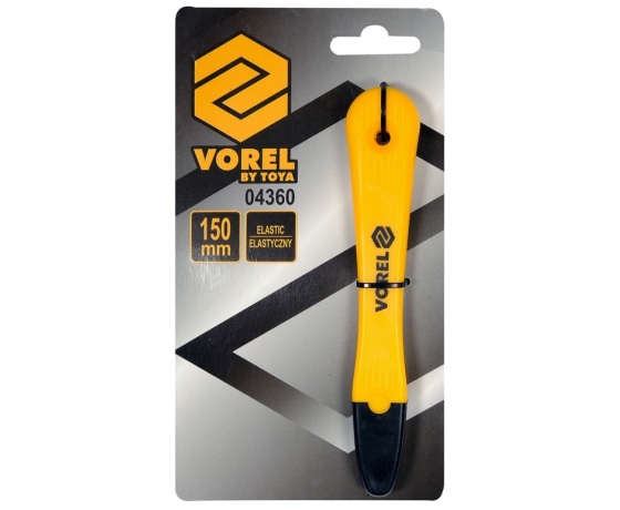Фото 5 - Шпатель гладильний до силіконів і ущільнювачів VOREL, 150 мм, еластичний