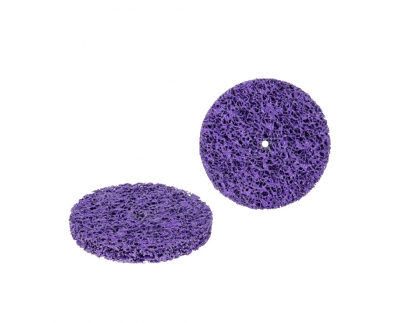 Фото 2 - Круг зачистной из нетканого абразива (коралл) Ø100мм без держателя фиолетовый жесткий SIGMA (9175661)
