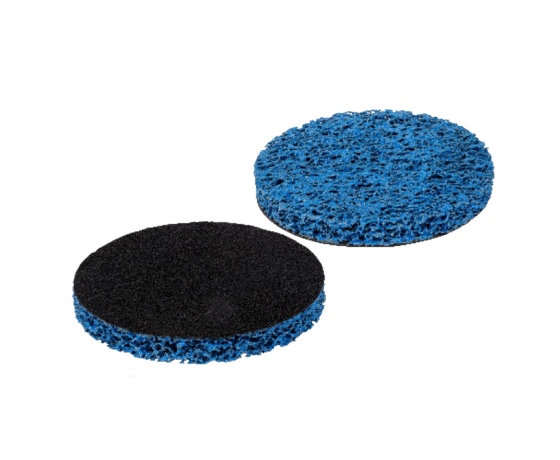Фото 2 - Круг зачистной из нетканого абразива (коралл) Ø125мм на липучке синий средняя жесткость SIGMA (9176211)
