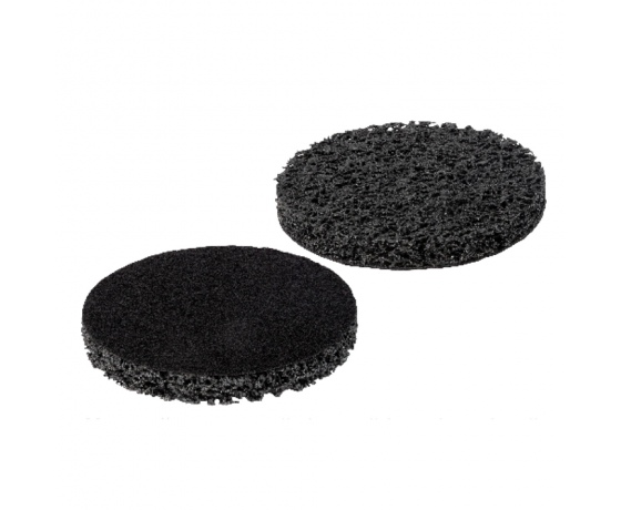 Фото 2 - Круг зачистной из нетканого абразива (коралл) Ø125мм на липучке черный мягкий SIGMA (9176261)