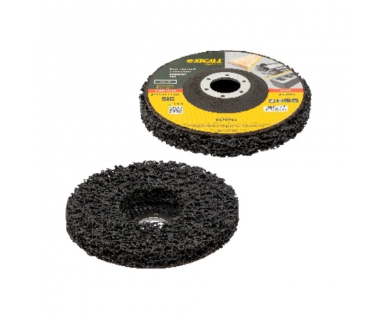 Фото 2 - Круг зачистной из нетканого абразива (коралл) Т27 Ø125×22.23мм черный мягкий SIGMA (9176761)
