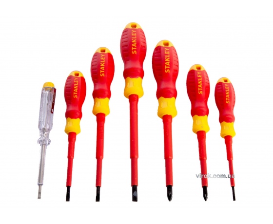 Фото 2 - Набір викруток діелектричних STANLEY VDE до 1000 В 7 шт