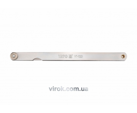 Фото 2 - Щупи вимірювальні YATO 0.02 - 1 мм 200 мм 17 шаблонів