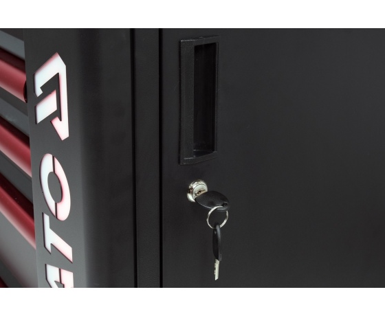 Фото 9 - Шафа-візок для інструментів YATO з 7 шуфлядами, 982x 755x 455 мм, кодовий замок