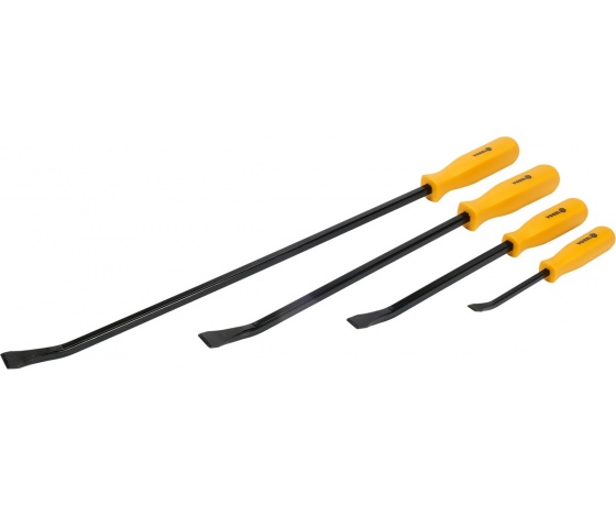 Фото 3 - Ломи з руків'ям VOREL; 4 шт. l= 195/ 305/ 445/ 600 мм, пруг- 11/ 16/ 21 мм