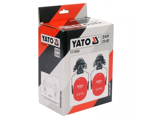 Фото 6 - Навушники шумозахисні YATO  з кріпленням до каски