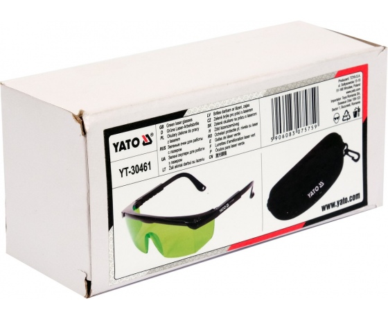 Фото 4 - Окуляри зелені YATO для роботи з лазерними приладами