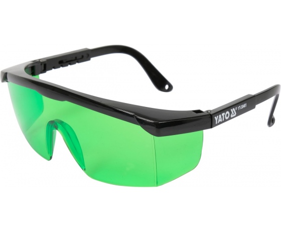 Фото 2 - Окуляри зелені YATO для роботи з лазерними приладами