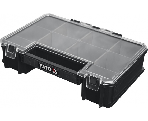 Фото 2 - Органайзер з 6 знімними перегородками YATO, 257x 180x 66 мм, 3N до модуля S12