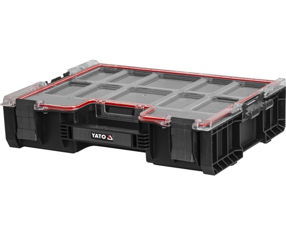 Фото 2 - Органайзер з 8 комірками YATO, 452x 358x 110 мм, Р30 до модуля S12