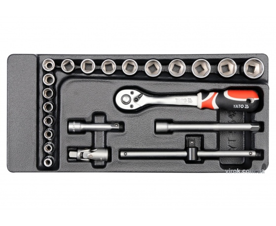 Фото 2 - Вклад до інструментальної шафи YATO торцеві ключі 3/8