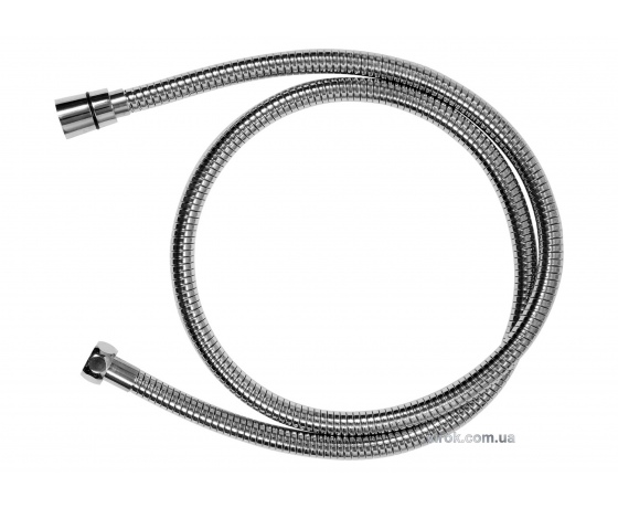 Фото 2 - Шланг для душу розтяжний FALA з нержавіючою сталевою хромованою гофрою G1/2 1.25-1.75 м