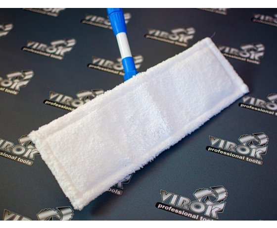 Фото 2 - Моп-насадка для швабри для стель VIROK : 40x10см (мікрофібра 500% поглинання)[30]