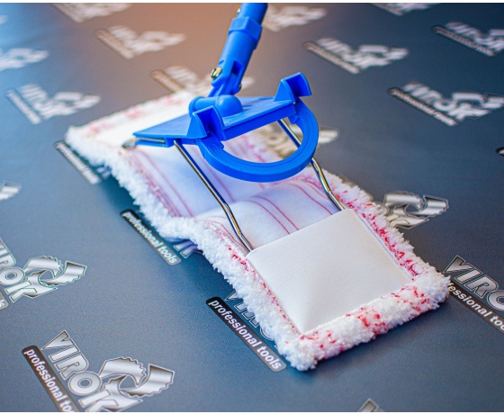 Фото 3 - Моп-насадка для швабри універсальна VIROK : 40x10см (мікрофібра 500% поглинання)[30]