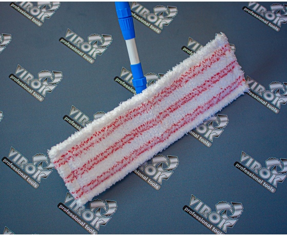 Фото 2 - Моп-насадка для швабри універсальна VIROK : 40x10см (мікрофібра 500% поглинання)[30]
