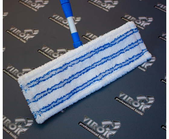 Фото 2 - Моп-насадка для швабри універсальна VIROK : 40x10см (мікрофібра 700% поглинання)[30]