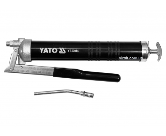 Фото 2 - Шприц мастильний з жорстким наконечником YATO 600 мл 31-70 МПа
