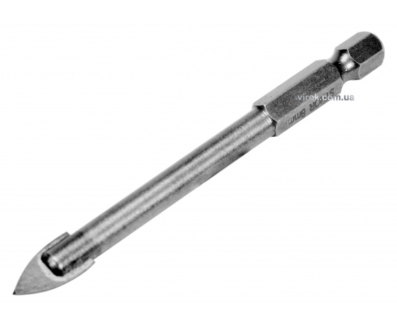 Фото 2 - Свердло по склу і кераміці STHOR 8 x 80 мм HEX-1/4