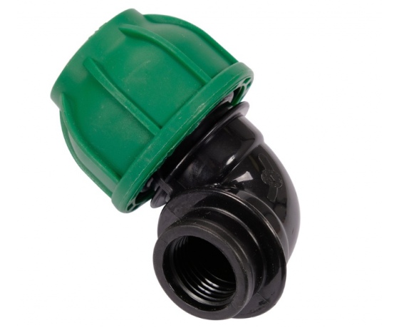 Фото 2 - Коліно 90° до водяних пластикових труб з внут. різьбою 25 мм-1/2