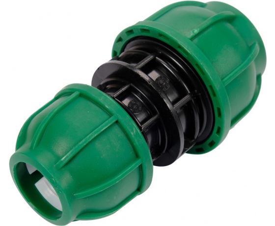 Фото 2 - Муфта до водяних пластикових труб 25 мм- 32 мм FLO поліпропіленова, для тиску 1 MPa