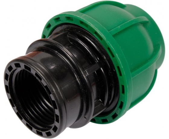 Фото 2 - Муфта до водяних пластикових труб з внутр. різьбою 32 мм- 1