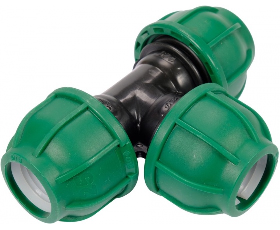 Фото 2 - Трійник сполучний водяних пластикових труб 25 мм- FLO поліпропіленовий, для тиску 1 MPa