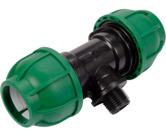 Фото 2 - Трійник сполучний водяних пластикових труб 32 мм- 1/2