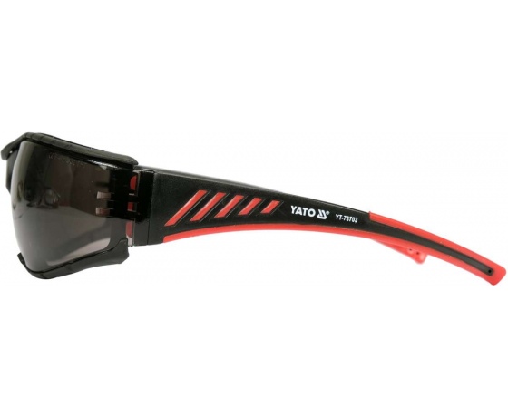 Фото 3 - Окуляри захисні YATO відкриті, прозорі, з оправою