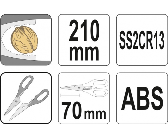 Фото 5 - Ножиці кухонні поліфунційні