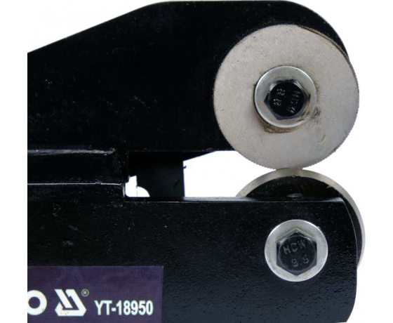 Фото 5 - Ножиці по листовому металу t= 1.2-2 мм з дисковими різцями YATO: важіль l= 290 мм, плита- 70х 55 мм