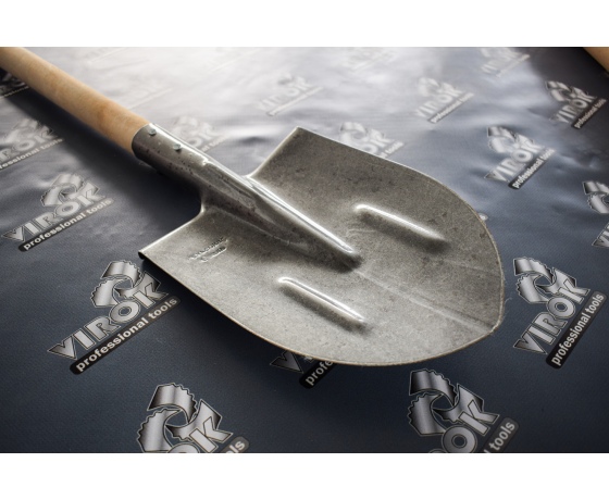 Фото 3 - Лопата штикова VIROK з держаком РС (рейкова сталь)