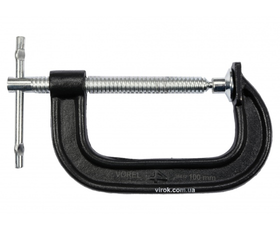 Фото 2 - Струбцина G-подібна VOREL 100 мм