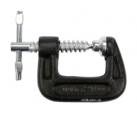 Фото 2 - Струбцина G-подібна YATO 25 мм (1