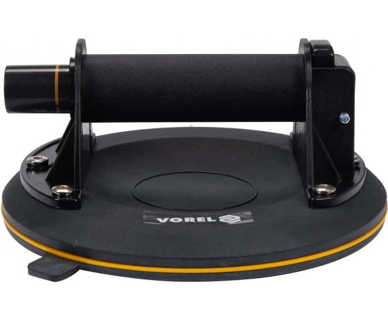 Фото 4 - Присоска для монтажу скла одинарна VOREL : d= 204 мм, m= 100 кг ABS-пластик. корпус