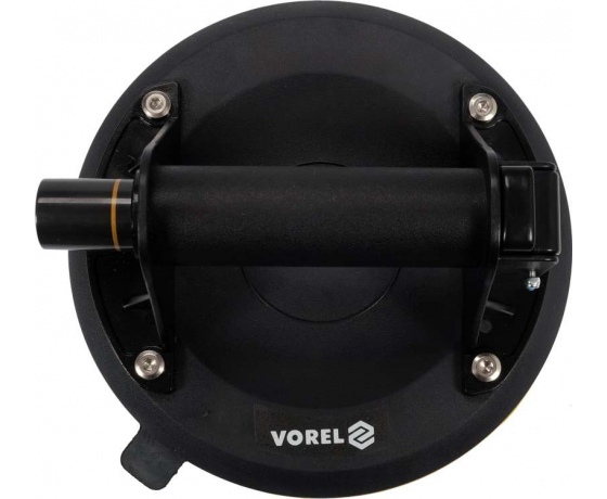 Фото 5 - Присоска для монтажу скла одинарна VOREL : d= 204 мм, m= 100 кг ABS-пластик. корпус