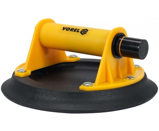 Фото 3 - Присоска для монтажу скла одинарна VOREL : d= 204 мм, m= 60 кг ABS-пластик. корпус