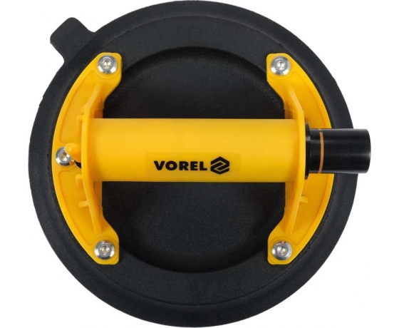 Фото 4 - Присоска для монтажу скла одинарна VOREL : d= 204 мм, m= 60 кг ABS-пластик. корпус