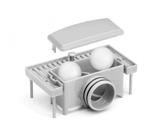 Фото 10 - Трап підлоговий лінійний з нержавіючої сталі FALA WET-DRY; 70х 7х 2 см, сифон- 52 мм