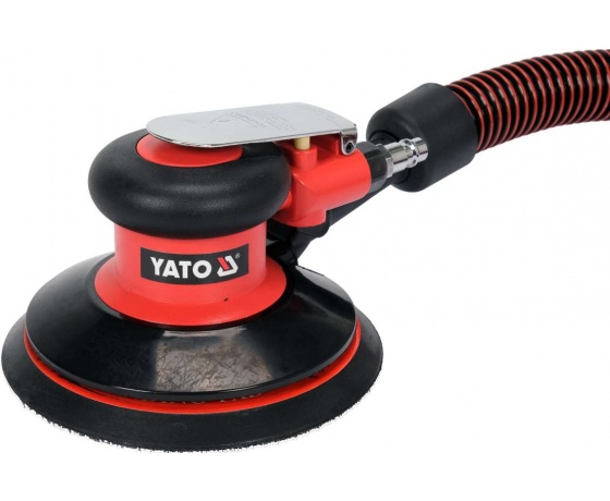 Фото 3 - Шліфмашина пневматична YATO ексцентрикова з диском Ø=150 мм, 0.63 MPa, спожив. повітря- 150 л/хв