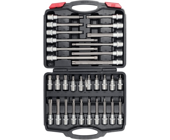 Фото 3 - Набір головок торцевих з насадками TORX YATO до квадрату 1/2